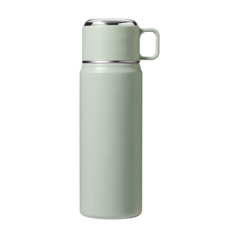 316 Large-Capacity Thermos Cup for Men, High-Looking Stainless Steel Water Cup for Women, One Lid, Dual Drinking Options, Customizable