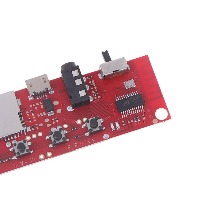 Bluetooth-Audioplatine mit Kabeln Bluetooth-Modul-Verstärkerplatine DIY-Bluetooth-Modul mit Ladeanschluss