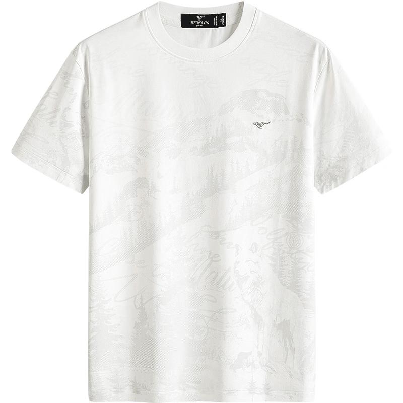 

Seven Wolves Men s 7A Antibacterial Cooling Full Print T-Shirt 175/92A