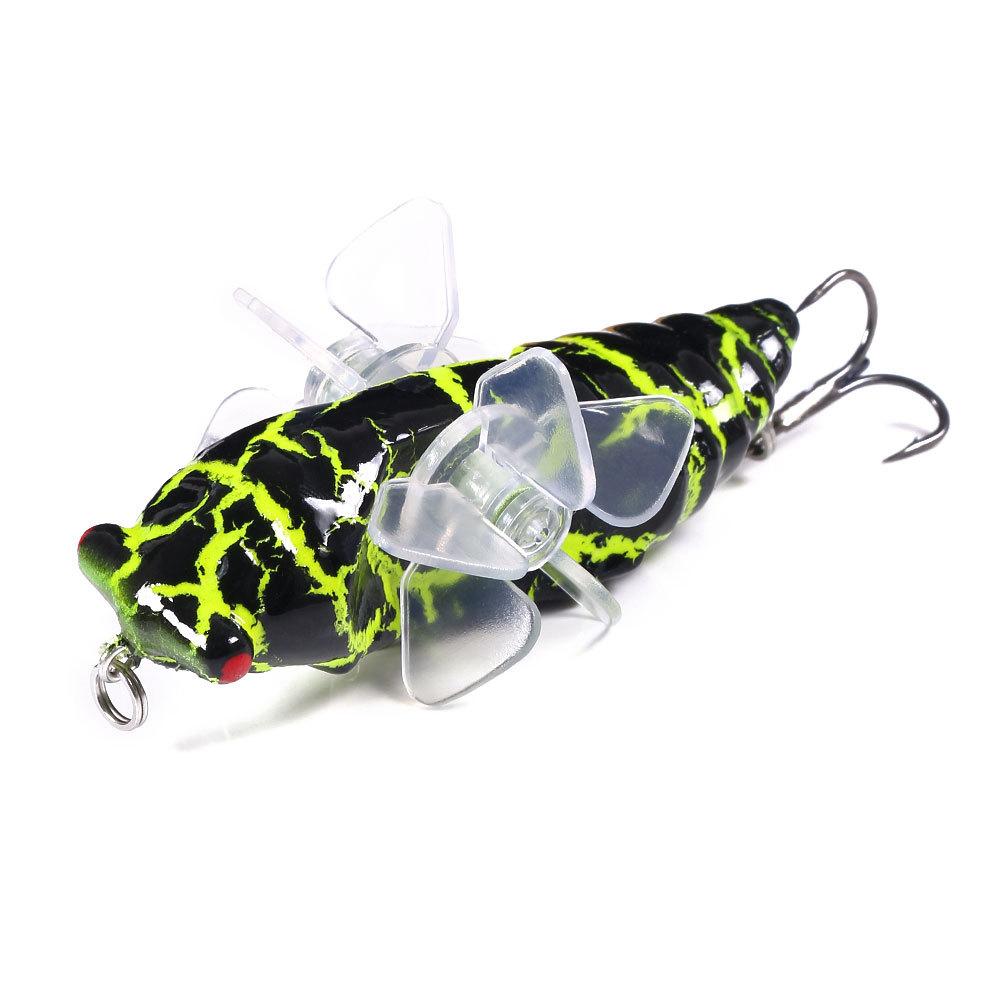 Insect Bionic Lure Bait15.5g7.5cmSurface Casting Vibration Sinking Bait for Freshwater and Saltwater Universal Bass and Mandarin