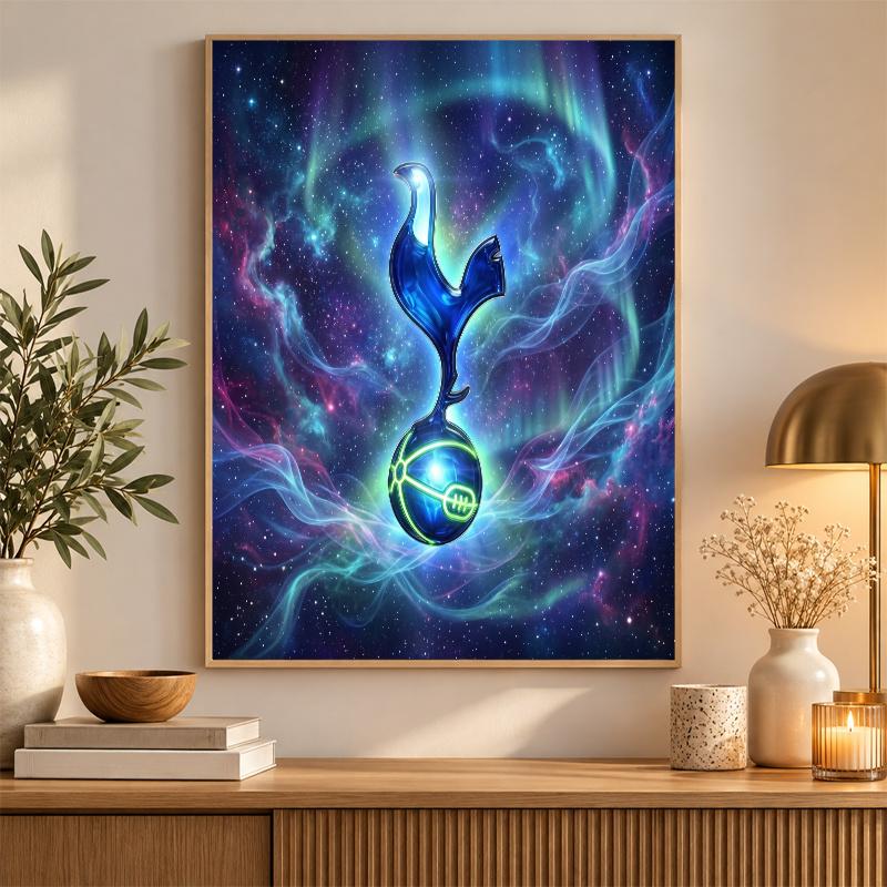 Tottenham Hotspur Diamond Painting Kit 5D Full Drill DIY Diamond Mosaic Wall Art Home Decor