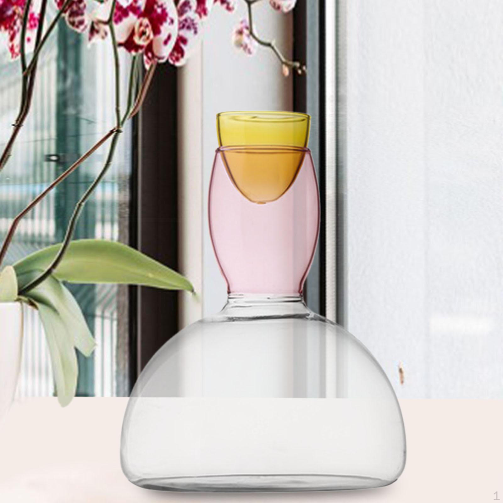 

Elegant Wine Decanter Set for Red and White Wines рожевий