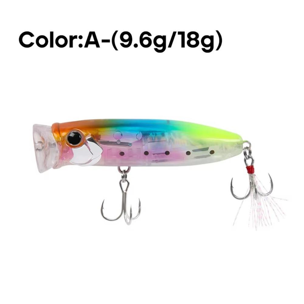 2025 9.6g/70mm Floating Popper Lure Steel Balls Floating Topwater Hard Baits Hard Baits Fishing Lure Bass Fishing
