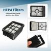 B97A-1Set For Bissell Crosswave HF3 Cordless Vacuum Cleaner 3649A Model Replacement Roller Brush & HEPA Filters