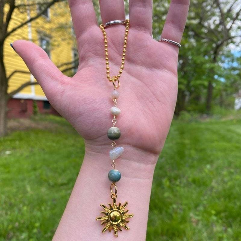 Evil Eye Keychain Hanging Ornament Good Lucky Days Charm 8 Ball Mushroom Leaf Pendant For Car Rear View Mirror Jewelry Gifts