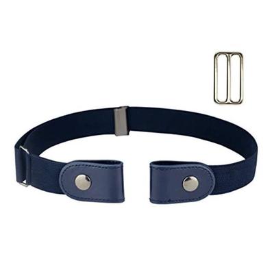 LEZ2O Belt Buckle No Buckle Belt Ladies Invisible Elastic for Men/Women Jeans Pants Dresses Uniforms Size-M