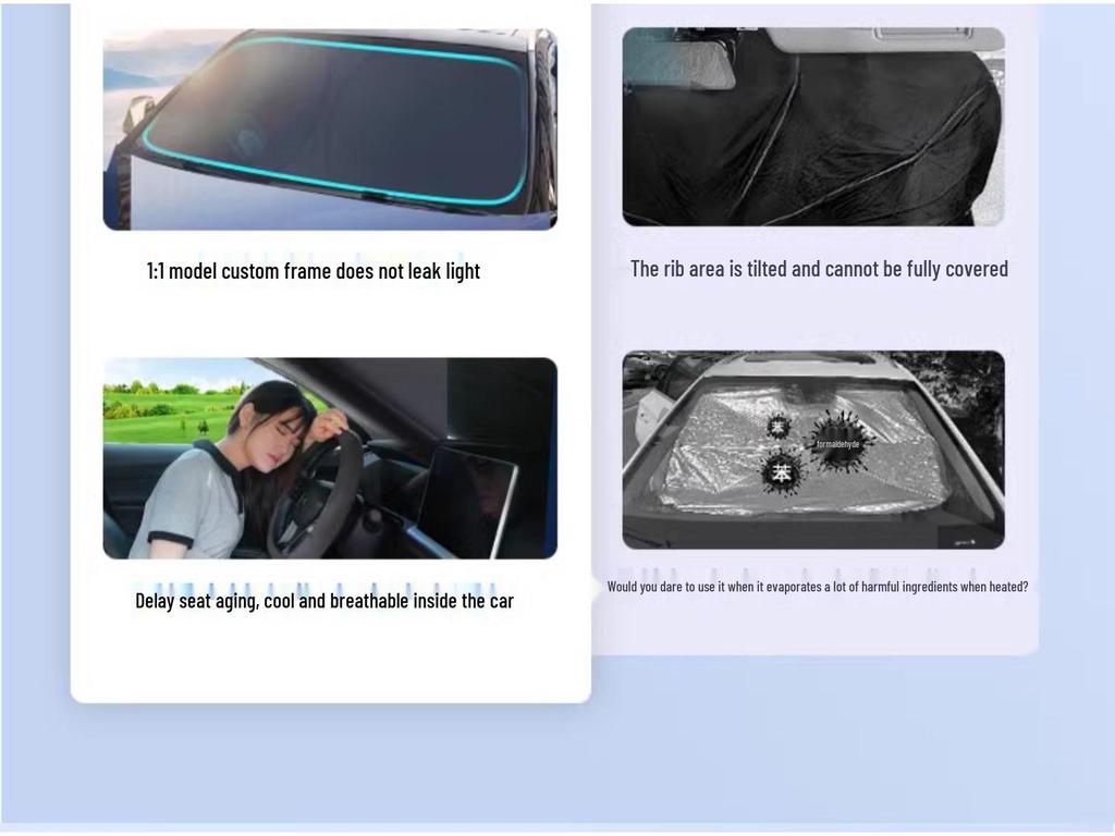 Sunshade Heat Insulation Windshield Umbrella for Honda Vezel, Civic, CRV, XRV, Accord