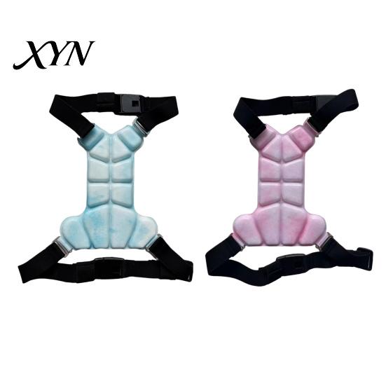 Pet Overheating Prevention Gear Dog Cooling Vest, Breathable Coat with Gel Ice Packs, Harness for Dogs Summer Jacket Large Medium Small Vest