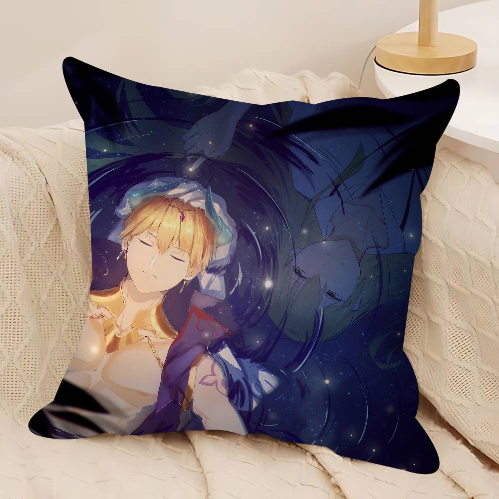 

Anime FATE G-Gilgamesh Cushion Cover Car Throw Pillow Case For Sofa Car Christmas Gift 40x40cm 45x45cm 12x12Inch