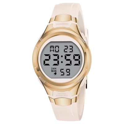 Digital Wristwatch Women Sports Watch Multifunction Date Day Alarm LED Display Waterproof Outdoor Simple Stylish Includes Instruction Manual.