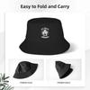 Hermanos Black And White Bucket Hats for Unisex Summer Floppy Hat Outdoor Sport Fishing Caps Boonie Hat