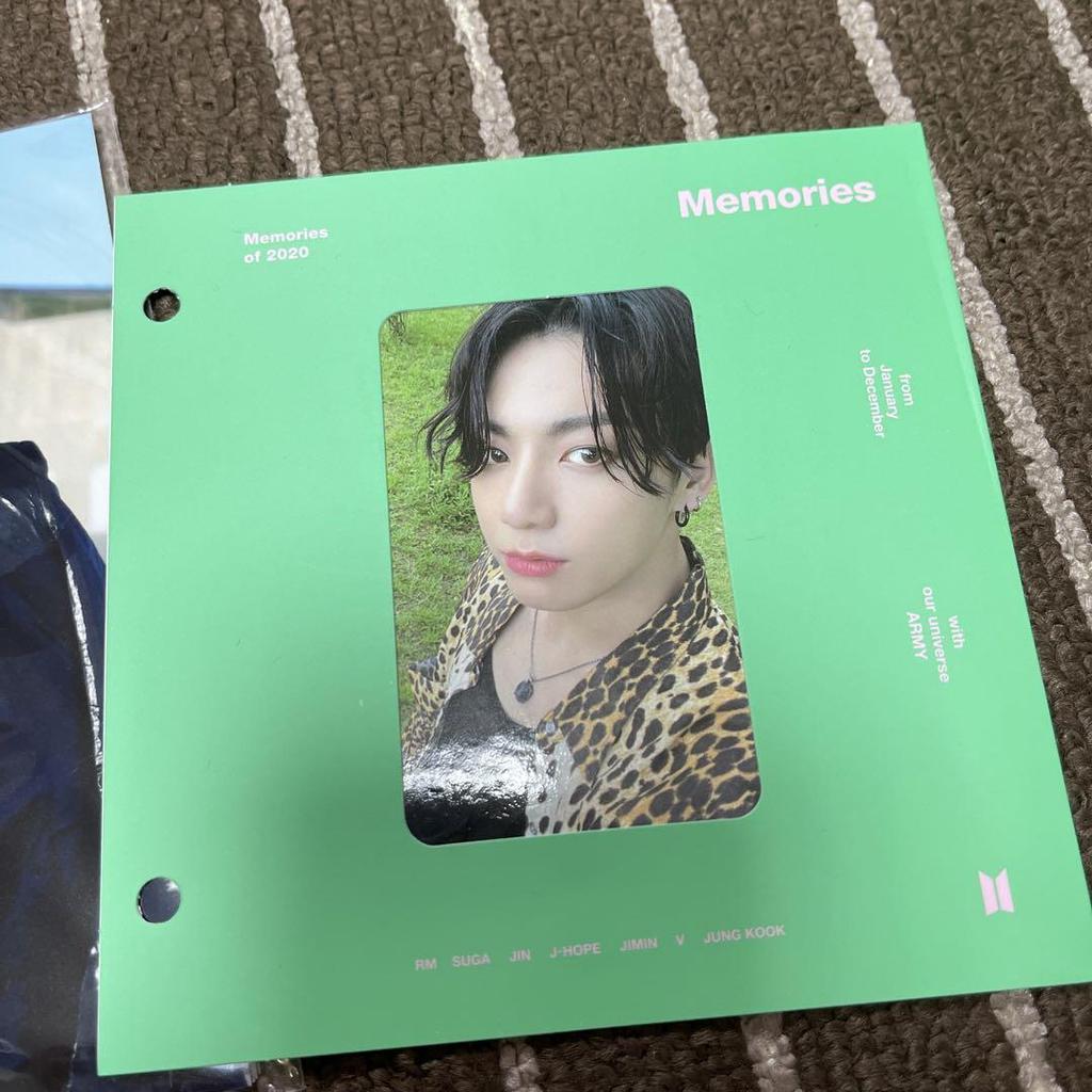 [USED] BTS Memories of 2020 Random Trading Cards Jungkook Blu-ray