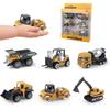 Bulldozer Construction Vehicle Toy Mixer Container Excavator Toys Engineering Truck Toy  Boys Gifts