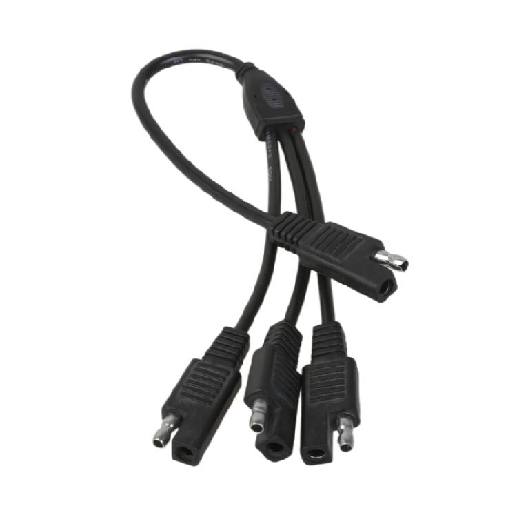 18AWG SAE Y Splitters Cable SAE 1 To 2/3/4 Charging Power Automotive Connectors