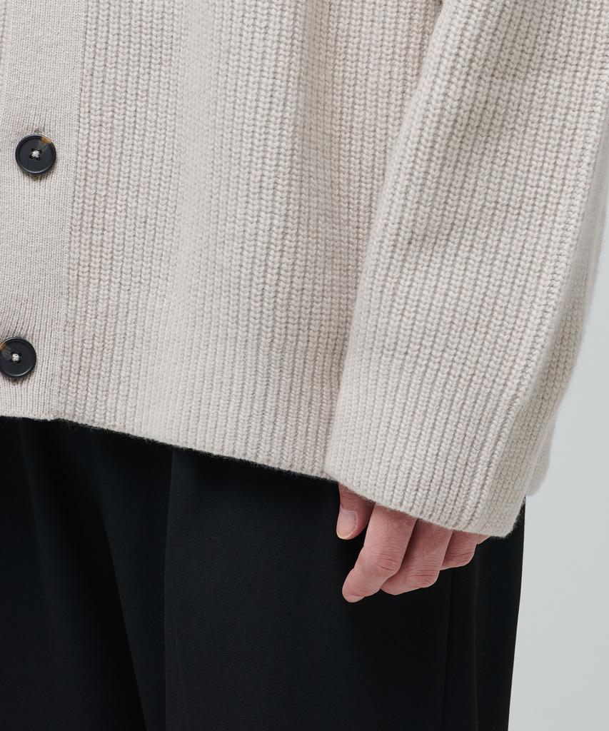 Musinsa Standard Lambswool Oversized Cardigan [Mushroom]