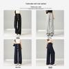 Baleno Women's High-Waist Wide-Leg Casual Pants
