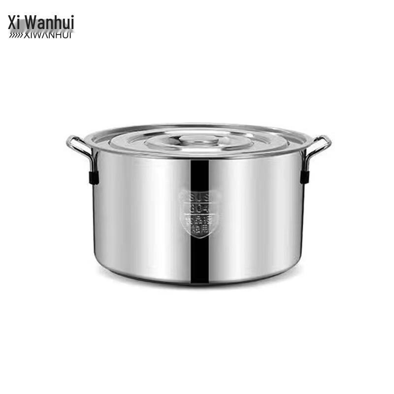 XWH Thickened Stainless Steel Soup Pot with Lid