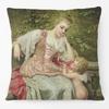 European Royal Woman Beauty Portrait Painting Cushion Covers Decorative Pillow Case For Sofa 45X45cm