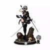 Neil Mechanical Era 2B Little Sister Double Headed Carving Can Replace Battle Damage Anime Animation Handmade Decorations