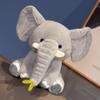 Wholesale 25/40cm Cartoon Cute Elephant Plush Doll Long Nose Pink Grey Sitting Animal Stuffed Toy Home Decor Gift For Boys Girls