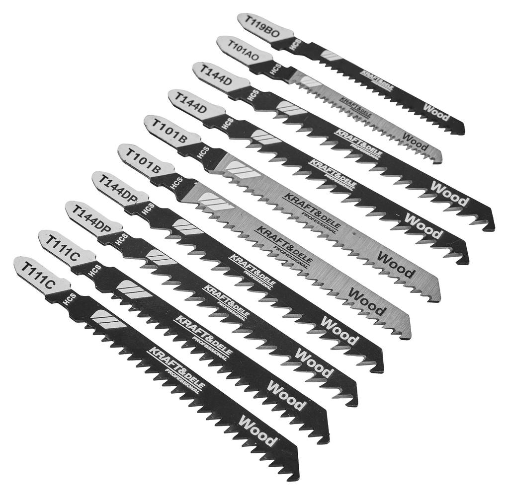 Jigsaw blade set 10 pcs KD10336