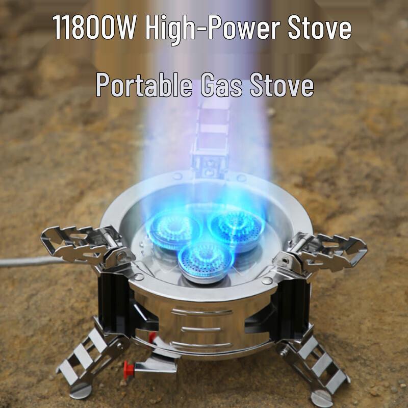 Portable Windproof Camping Gas Stove Kit