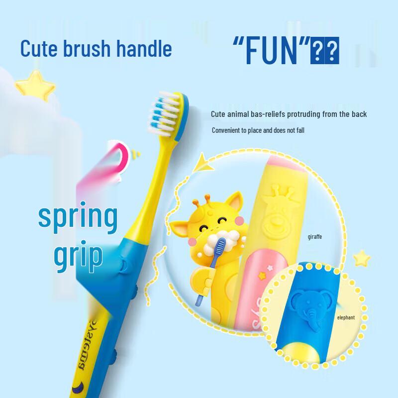 LION Shishokukirei Kids Antibacterial Soft Toothbrush 3-Pack