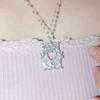 LOASI Melted Heart Frame Necklace