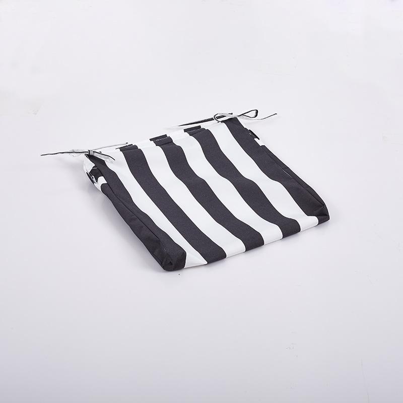 Garden Courtyard Sofa Rattan Chair Seat Pad Replacement Outdoor Waterproof Cushion Cover  Anti-slip Lace-up Bench Cushion Cover 40x40x8cm