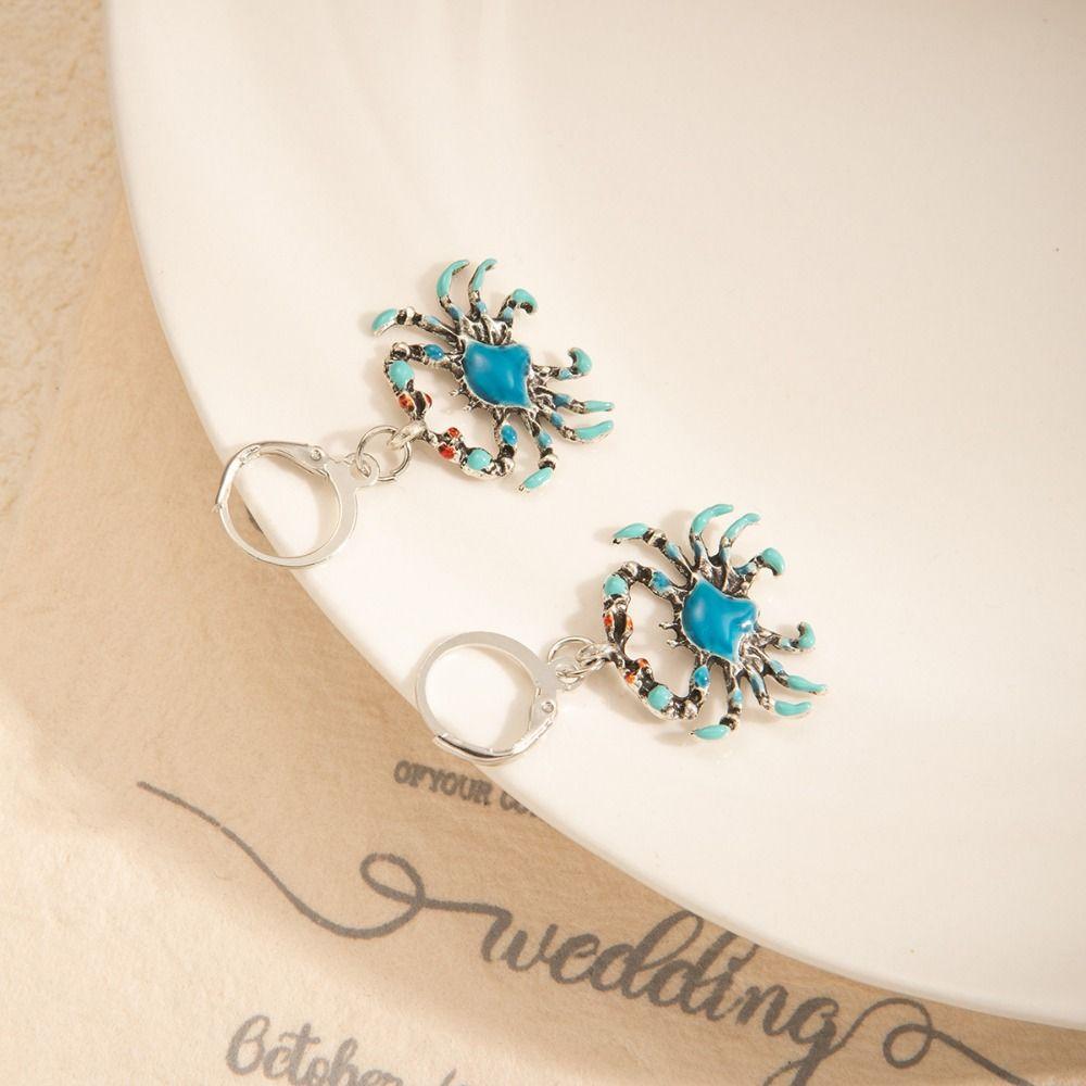 Acrylic Pressed Flower Earrings Statement Jewelry Geometric Flower Drop Earrings  Party