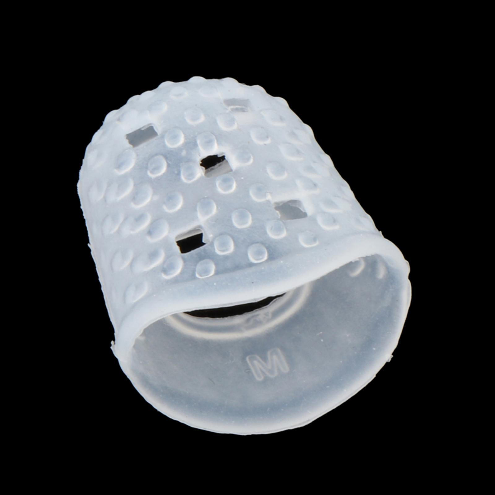 

Защитные чехлы для защиты пальцев гитары, аксессуары для гитары, силикон для шитья L