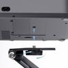 Adjustable Projector Mount Stand Lightweight Metal 180° Swiveling Stability Bracket Desktop/Wall Mount/Suspended