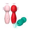 New 2In1 AV Magic Wand Vibrator 10 Modes Vibration Dildo Sucking Nipple Clitoris Massager G Spot Masturbation Sex Toys for Women