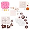 Chocolate Moulds Gears Shaped Baking Molds Fondant Moulds Cake Molds Silicone Material Perfect Gift for DIY Baking Lover