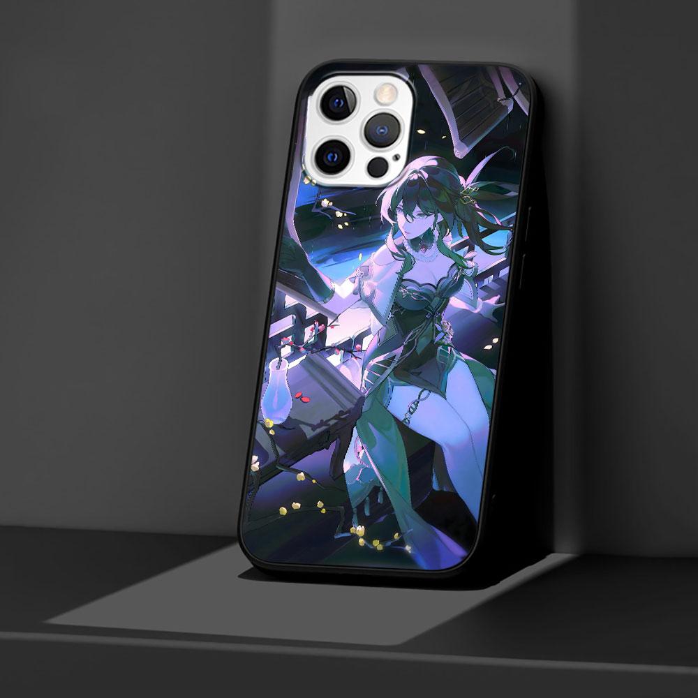 

Чехол Honkai Star Rail Ruan Mei для Apple iPhone 11 14 13 Mini 15 Plus X XS 12 Pro Max XR, черный силиконовый мягкий чехол для телефона iPhone 12