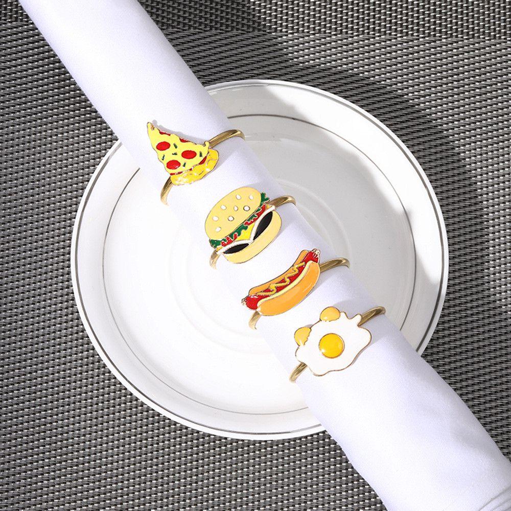 Banketový přívěsek Vážka Hamburger DIY Řemeslo Kroužek na ubrousky Kroužek na ústa Svatba Stolní dekorace