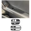 Compatible For MG4 EVMulan 2022-2024 Car Window Control Lift Switchs Panel Cover Trim Decoration ABS Carbon FiberDurable
