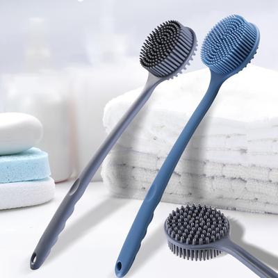 Bath Soft Back Scrubber Brush Bath Shower Sponge For Scrubbing Brush With Handle Exfoliating Scrub Skin Massager Back Washer