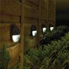 SOL0694 Solar garden lamp, black plastic lamp, 11.3 x 11.3 x 4.5