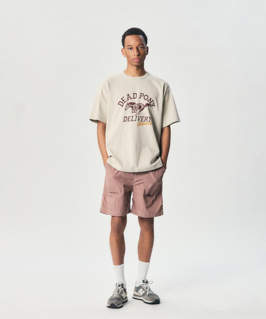 ESPIONAGE Dead Pony Service Heavyweight Tee Sand