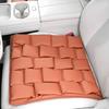 Car Seat Cushion Breathable Nappa Leather with Cloud Honeycomb Pressure-Reducing Comfort Design for All-Season Fit Multiple Colors