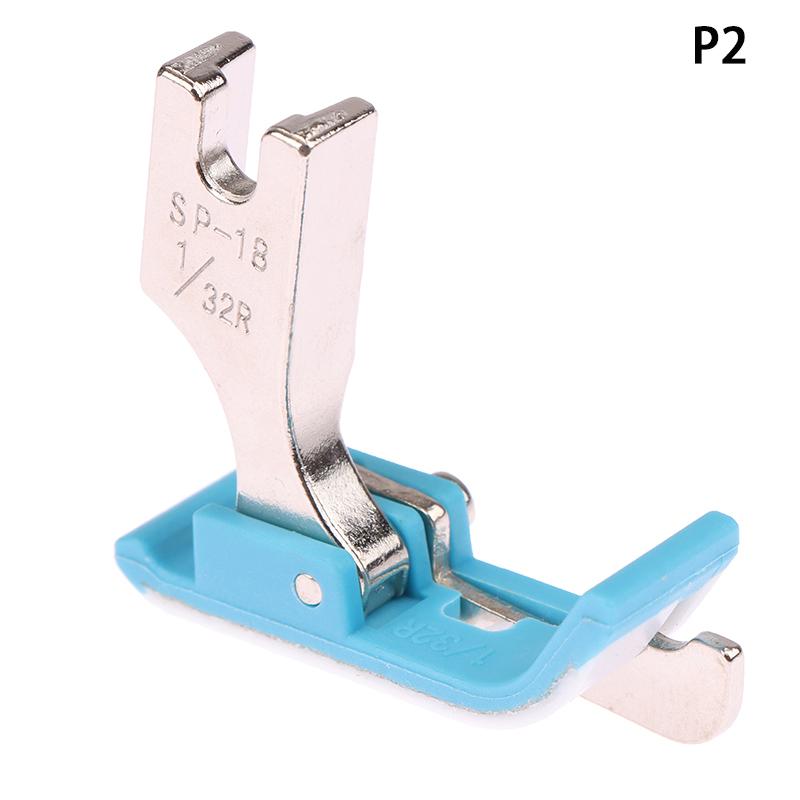 1 PZ Piedino premistoffa per bordo in plastica SP-18 piedino premistoffa per linea incorporata macchina piana piedino premistoffa per bordo tendine di manzo in plastica accessori per cucito