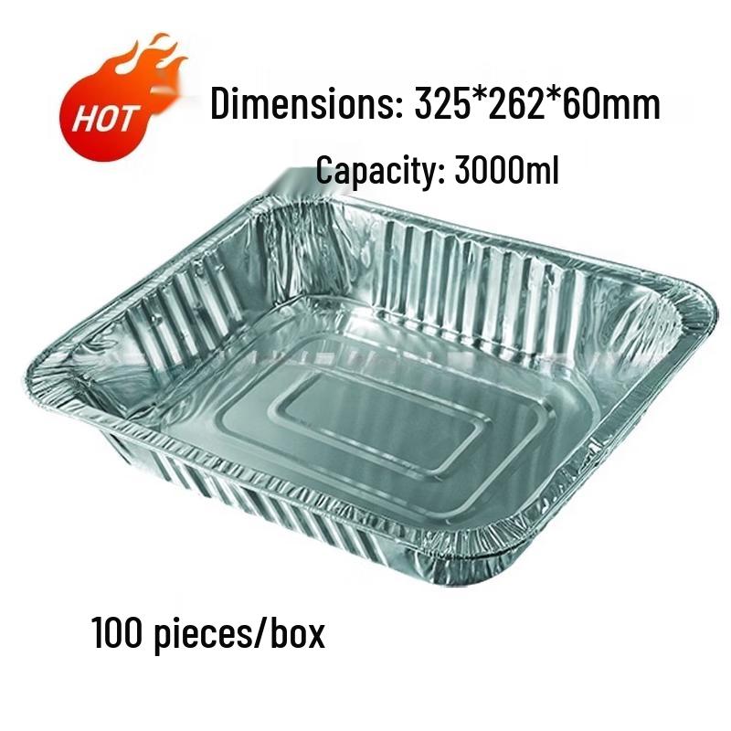 Handun Disposable Aluminum Foil Baking/Takeout Box