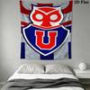 Universidad de Chile Wall Tapestry Aesthetic Wall Hanging Printed Fabric Blanket Decorative Tapestries for Bedroom Living Room Home Decor