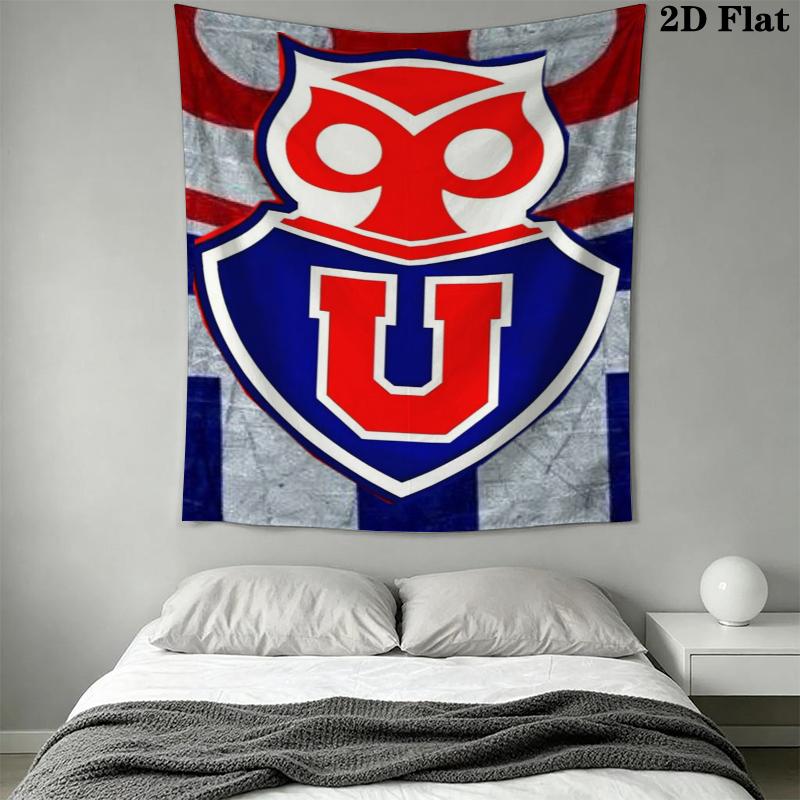 Universidad de Chile Wall Tapestry Aesthetic Wall Hanging Printed Fabric Blanket Decorative Tapestries for Bedroom Living Room Home Decor