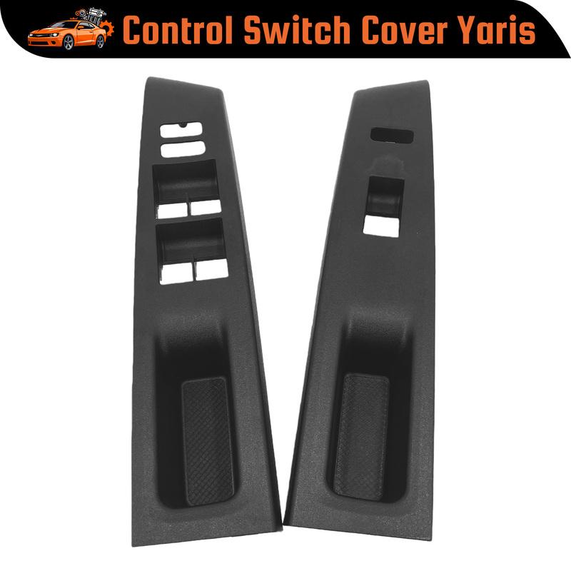 Car Window Switch Control Panel Armrest Upper Panel Cover Replacement For Toyota Yaris/Vitz 2010 2011-2014 Armrest Door Panel