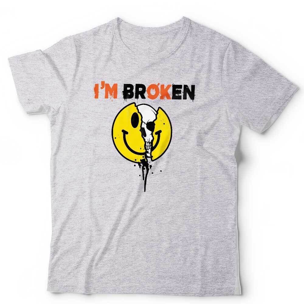 Unisextal Health Tshirt Im Broken OK Unisex PTSD Veteran Anxiety