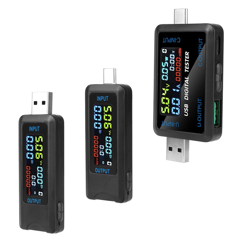 

Voltage Meters Current Digital Display USB Voltage Current Test Meter Capacity Power Tester Voltage Capacity Battery Tester