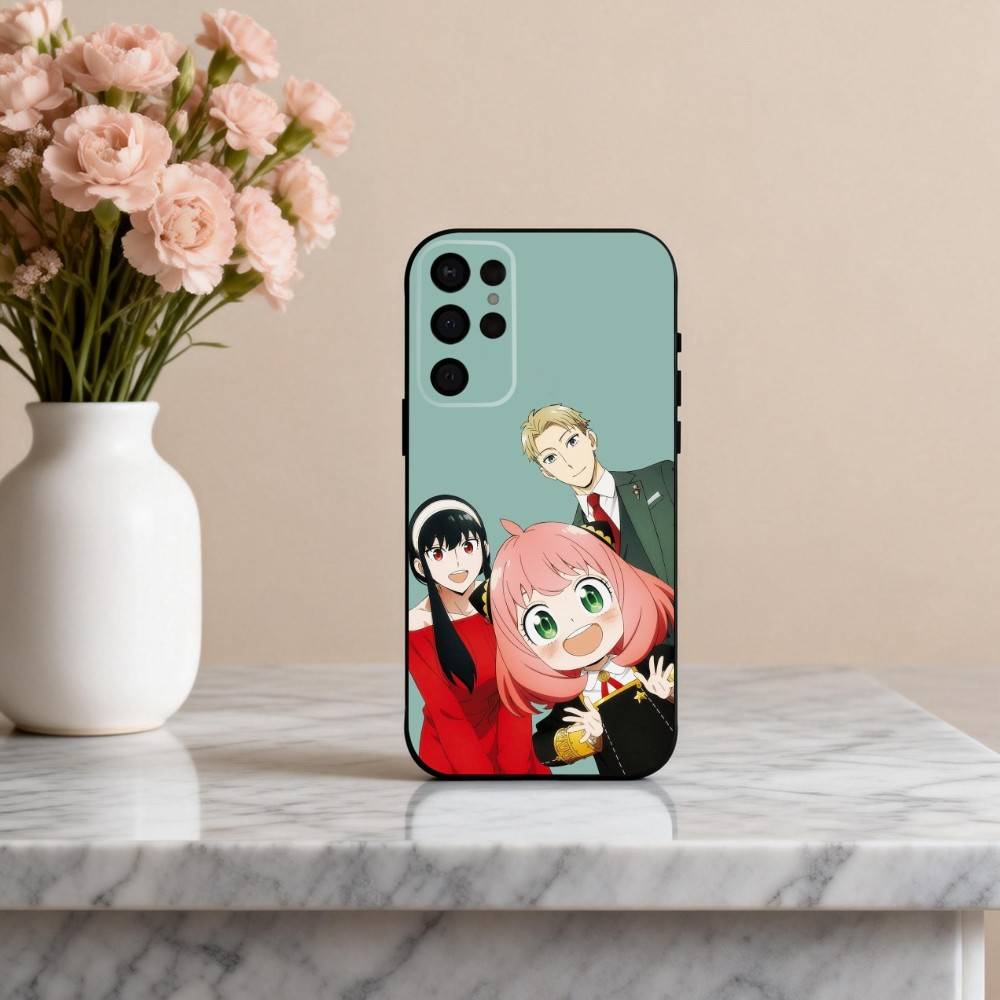 S-Spy X F-Family-Y A-Anime  Phone Case For Samsung S25,S24,S21,S22,S23,S30,Ultra,S20,Plus,Others Soft Black Case
