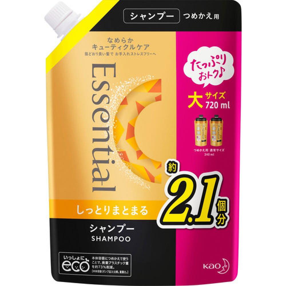 

Essential Moist Cohesive Shampoo, Refill, 720mL